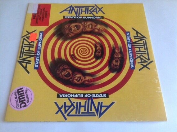 Anthrax-state of Euphoria-1988-megaforce/island 91004-1-rare