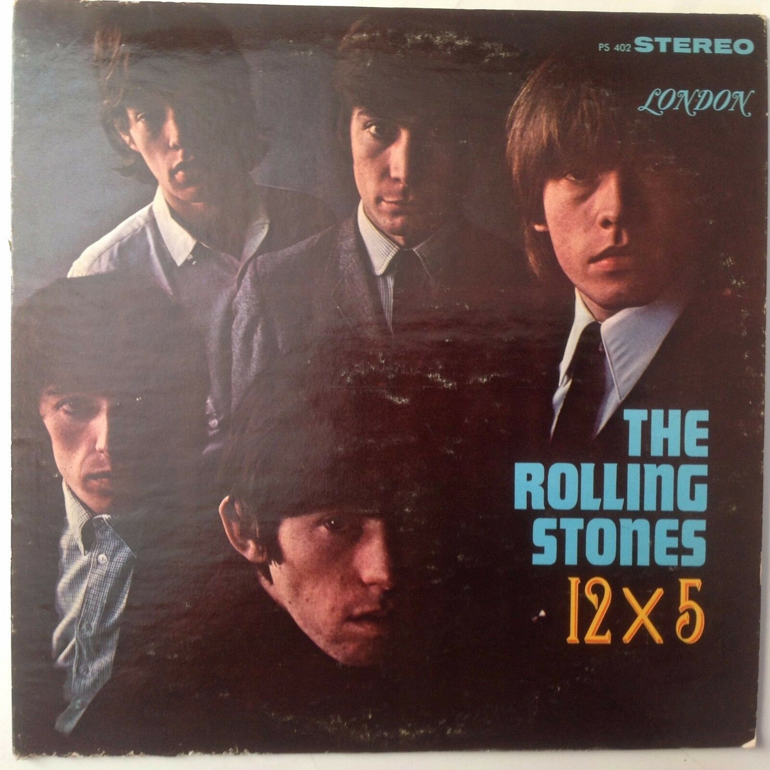 The Rolling Stone 12x5 london PS402 Stereo Vinyl LP 1964 2nd Orig Press
