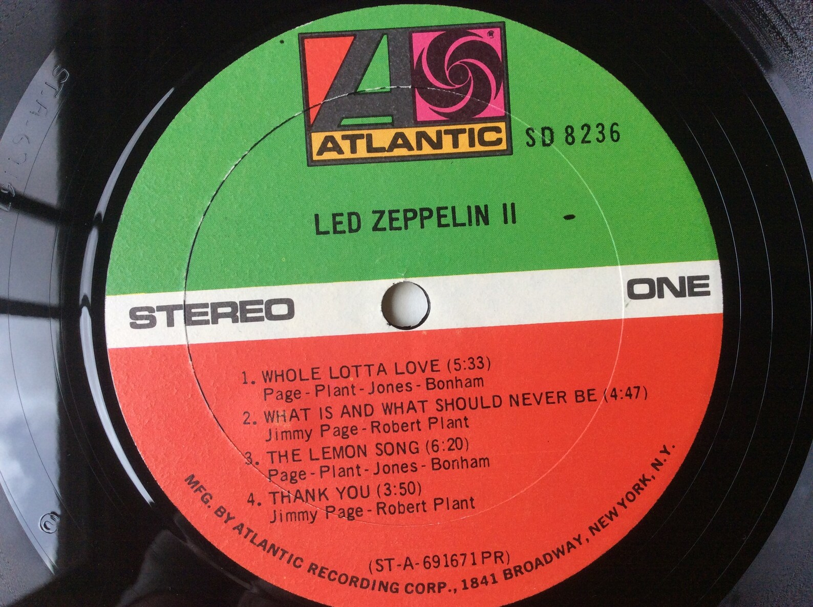 Led Zeppelin II AtlanticSD 8236 Vinilo OriginalDiscoÁlbum Etsy