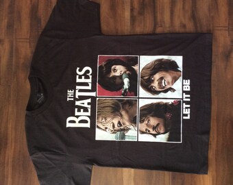 The Beatles Let It Be Vintage T Shirt Size L New - Etsy