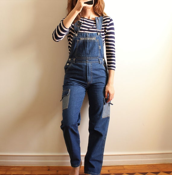 Buy online Solid Denim Dungaree Jumpsuit from western wear for Women by  Showoff for ₹1249 at 60% off | 2024 Limeroad.com