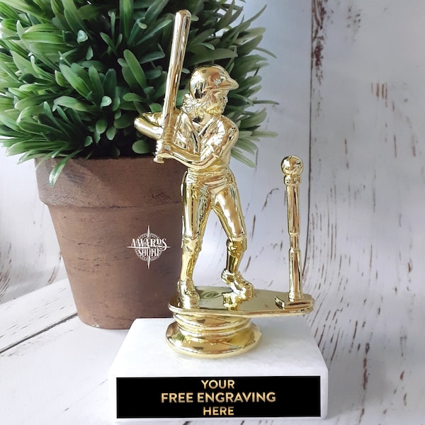Female T-Ball Trophy - Tee Ball Award - Kids Trophy - Tee Ball Team Awards
