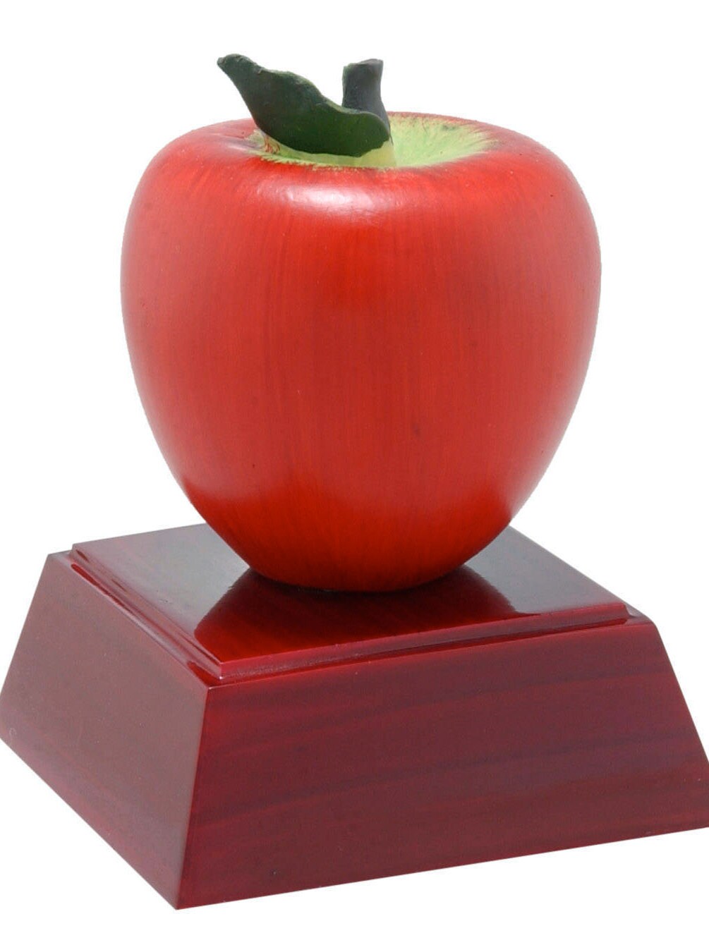 Custom Engraved & Hand Painted American As Apple Pie Wood Trophy