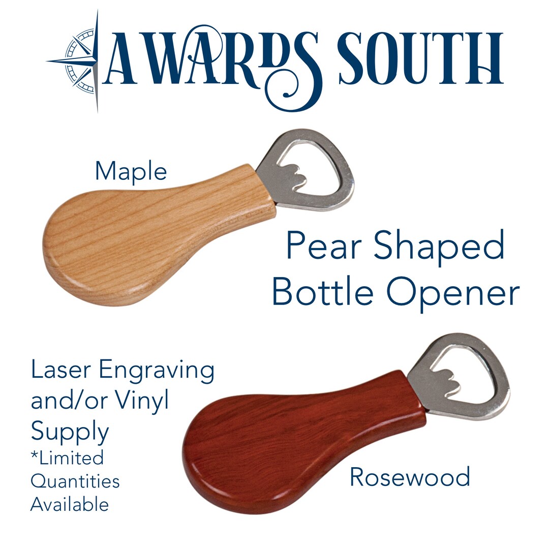Blank Laserable Wood Bottle Openers 2 Styles Etsy