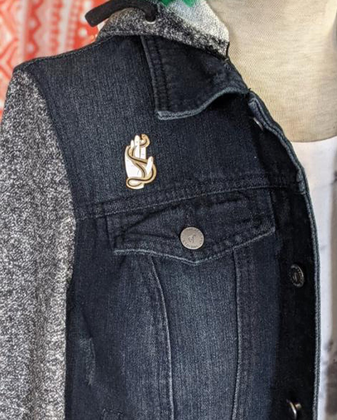 Dark Denim Adventure Time Marceline Inspired Jacket Etsy