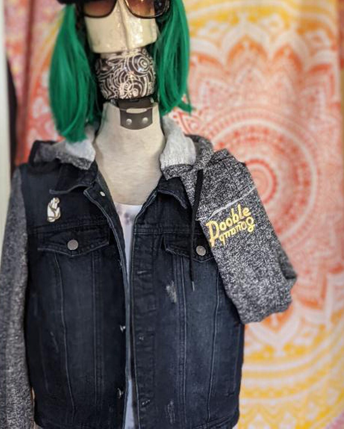 Dark Denim Adventure Time Marceline Inspired Jacket Etsy