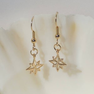 14Kt gold filled North Star earrings