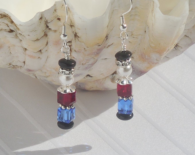 Swarovski Crystal Nutcracker Earrings Etsy