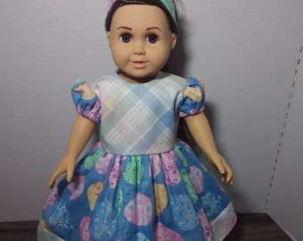 18" Doll  Dress, AG Doll Dress, Easter Doll  Dress, 18" Doll Clothes, American Girl Doll Clothes, American Girl Easter Dress