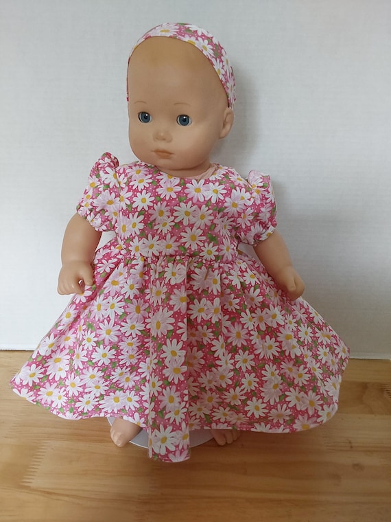 Handmade Flower Doll Dress, Bloomers, and Headband, 15" Doll Clothes - Etsy Handmade Flower Doll Dress, Bloomers, and Headband, 15" Doll Clothes - Etsy