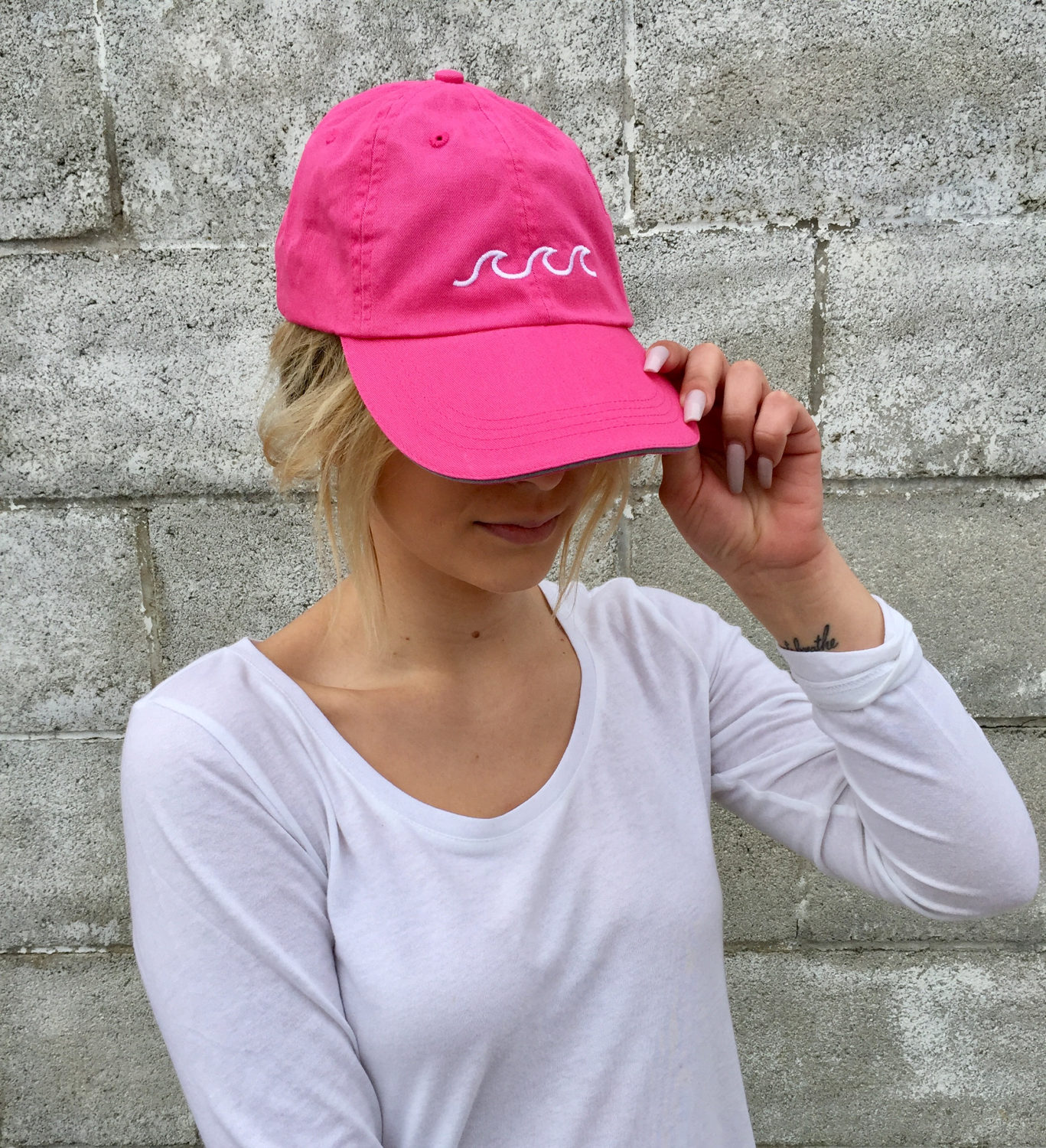 Beach Waves Baseball Cap Vacation Hat Summer Baseball Hat Etsy