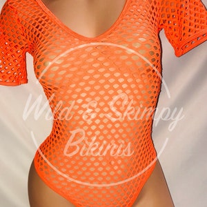 EXOTIC DANCEWEAR, Fishnet one piece with sleeves, Stripper outfits, Stripper clothes