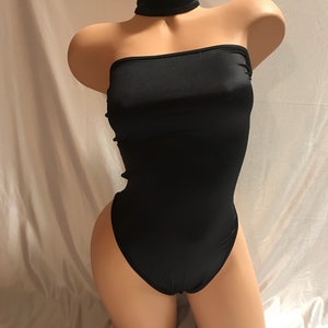 Pole Dancewear One piece choker Exotic Dancewear Stripper Outfits Stripper Clothes Thong Bodysuit Rave Bodysuit Pole Dance Wear Exoticwear