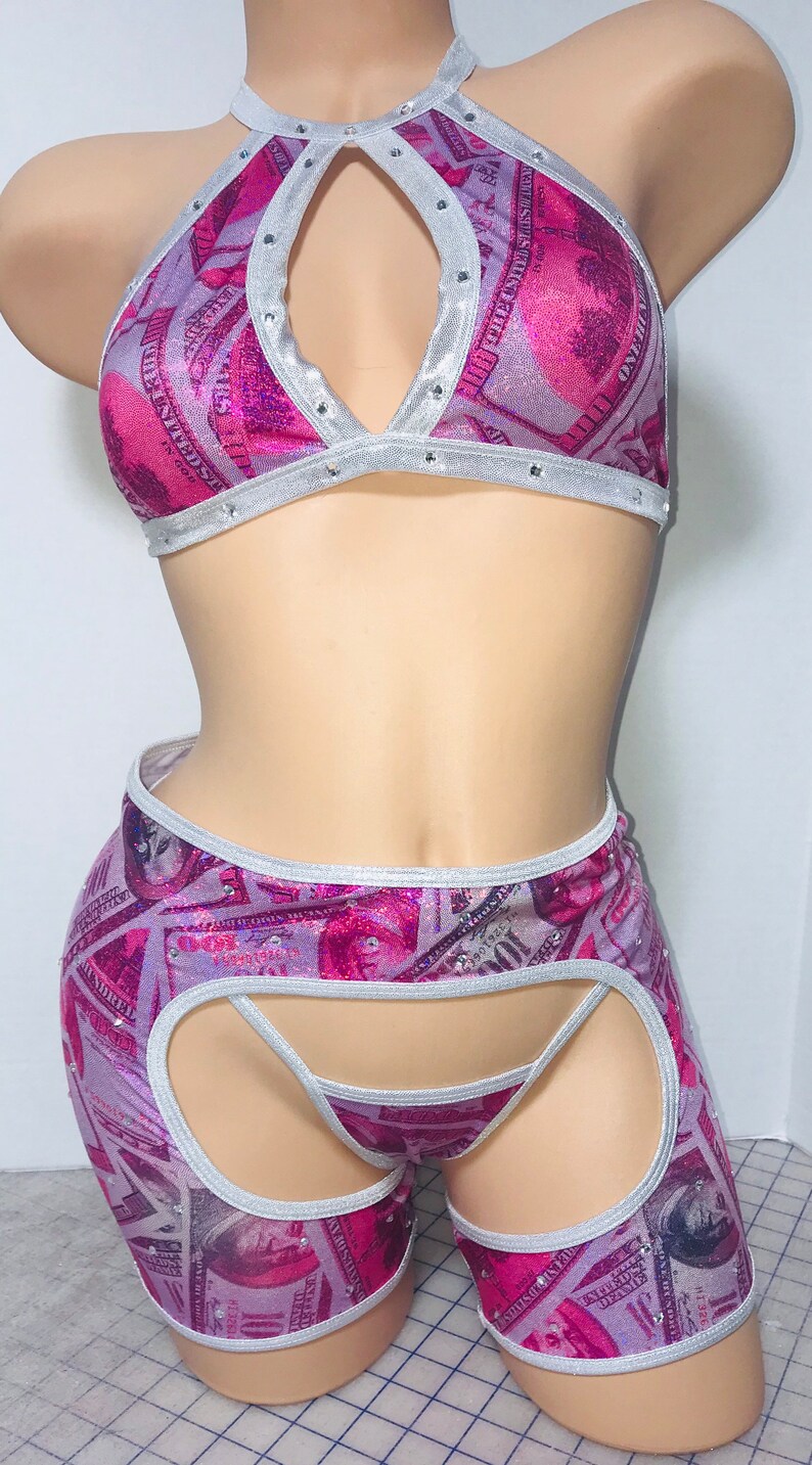Exotic Dancewear Ready to ship 3 piece money set