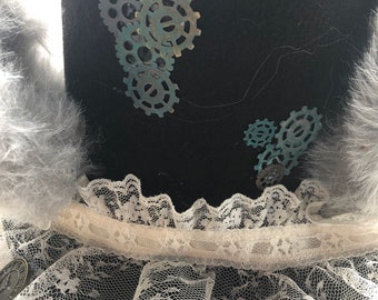 Stor steampunkhatt stil 4