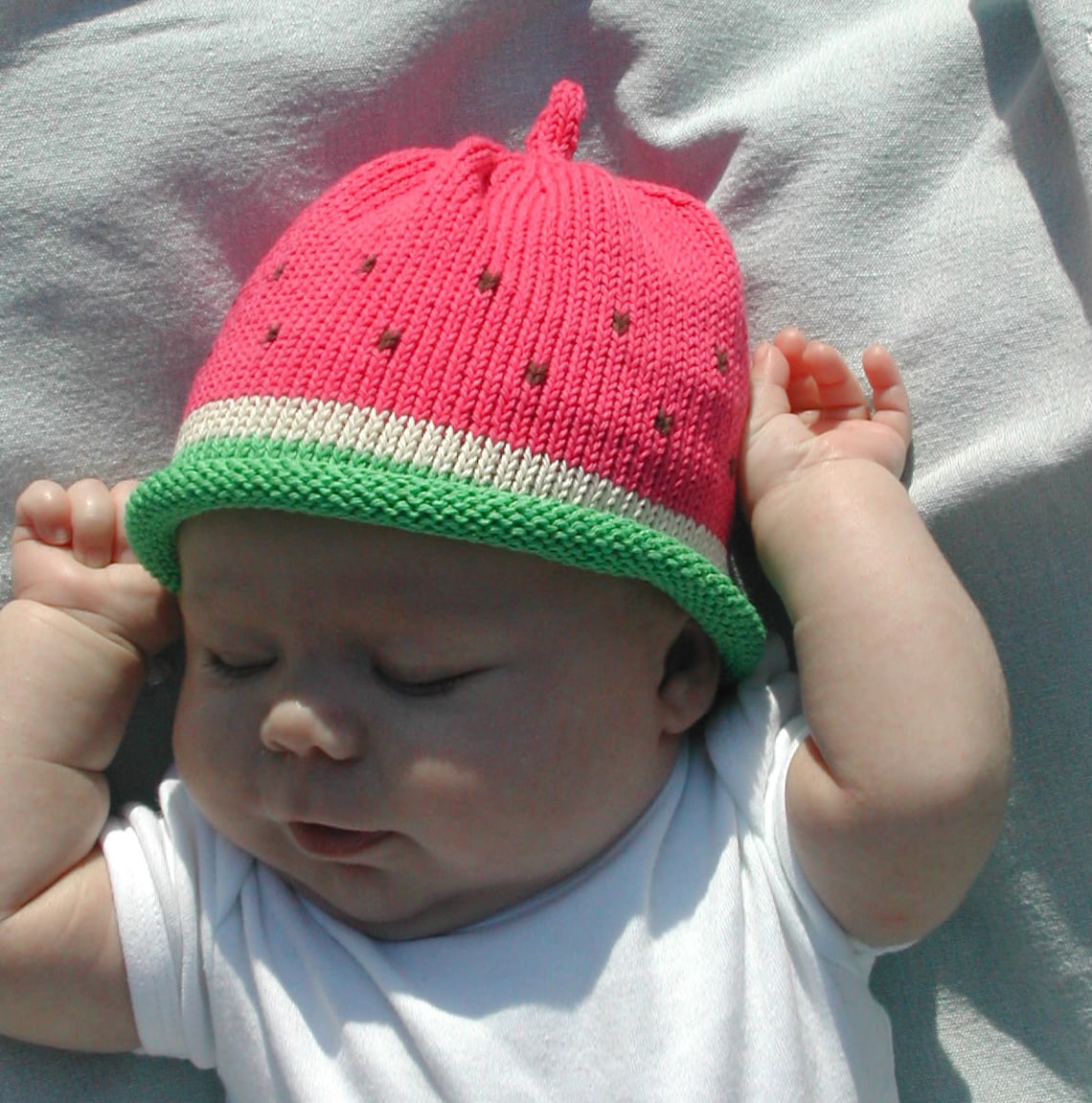 Cutie Fruity Watermelon Knitted Hat for Newborns to Toddlers Etsy