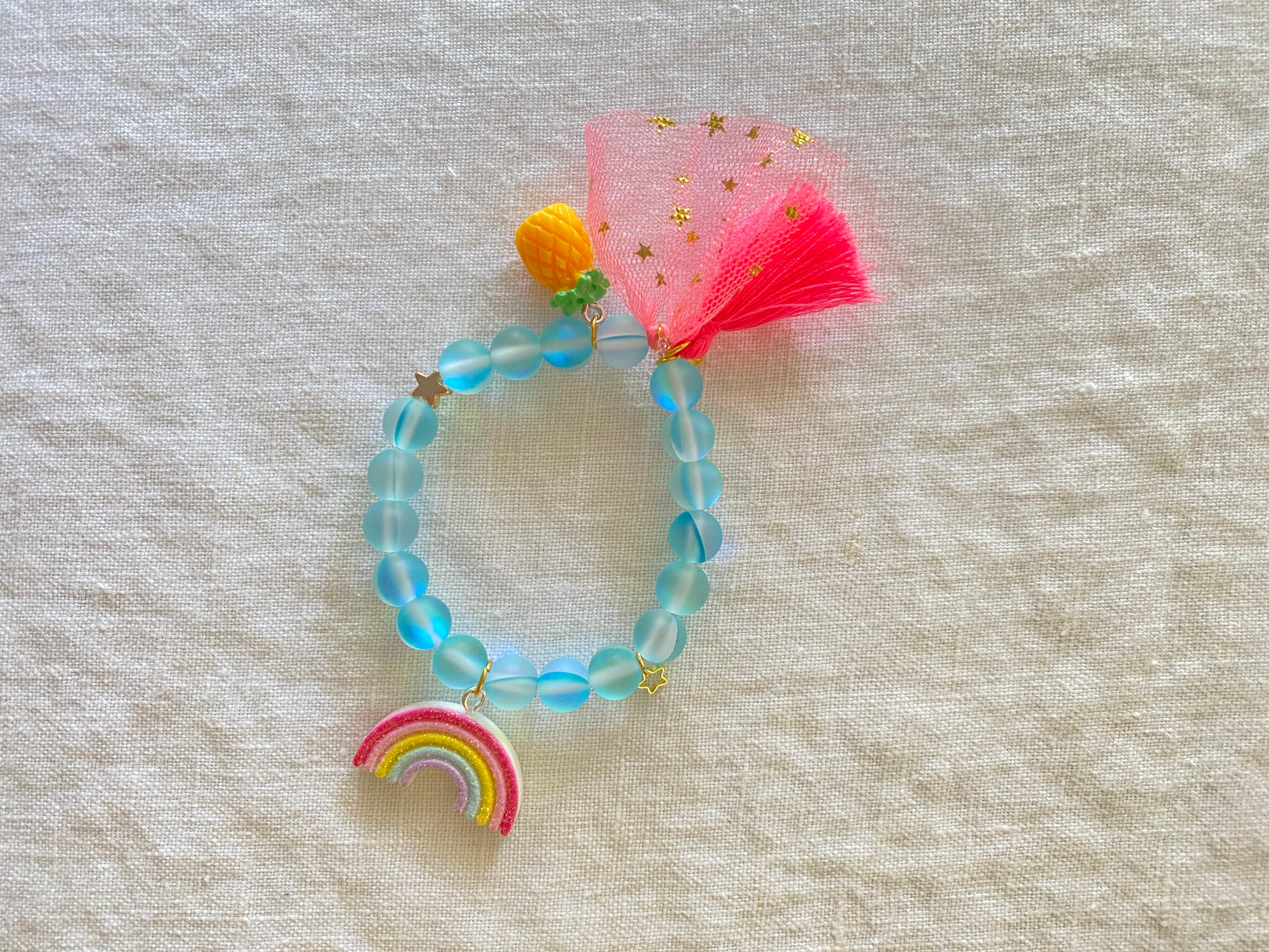 BLUE HAWAII girls beaded bracelets kids bracelets Etsy