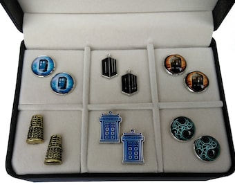 Doctor Who Cufflinks Set - Doctor Who Gift - Doctor Who Jewelry - Dr Who
