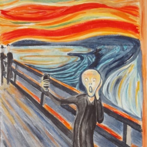 Print: Scream Selfie