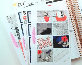 Unearthly Magic //  Halloween Erin Condren Planner Stickers | 6 Sheet Weekly Planner Sticker Kit for use with ERIN CONDREN LIFEPLANNER™