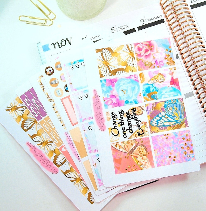 Weekly Kit Planner Stickers for use with the Erin Condren Life Planner\u2122 Simplicity