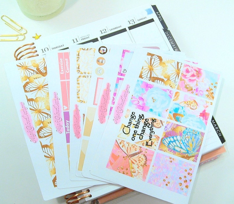 Weekly Kit Planner Stickers for use with the Erin Condren Life Planner\u2122 Simplicity