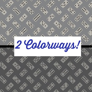 Dominoes Fabric in 2 Colorway U-Pick, Sold by the Half-Yard, 100% Quilt Shop Quality Cotton