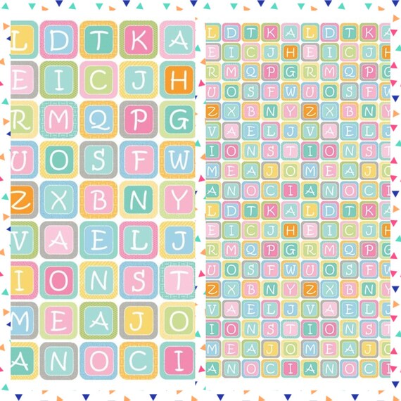 Alphabet Blocks in 2 Sizes U-pick, My Little Sunshine 2 - U