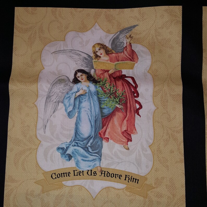 Angels Fabric Panel 100 Quilt Shop Quality Cotton Sold by Etsy