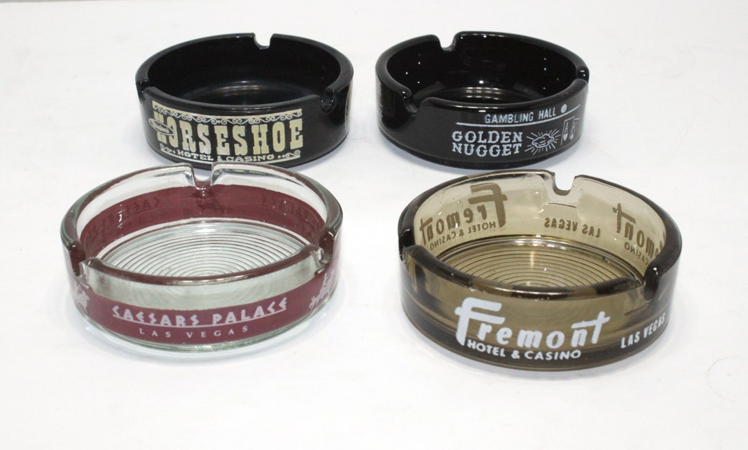 Vintage Las Vegas Casino Hotel Ashtrays Lot of 4 Advertising Ashtrays