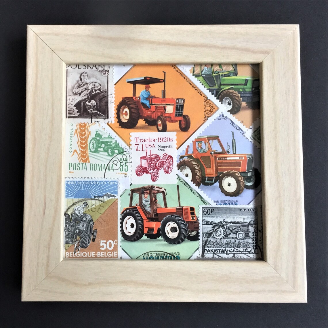 FREE SHIPPING 25 TRACTORS different worldwide postage stamps Etsy