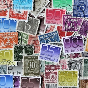 ENVÍO GRATIS ; 80 NÚMEROS / dígitos Sellos postales usados en todo el mundo para coleccionar, hacer manualidades, páginas de álbumes de recortes, collages, etc.