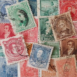 ENVÍO GRATIS ; 25 ARGENTINA / Sellos Postales Antiguos Clásicos Argentinos de más de 100 años emitidos entre 1877 - 1912
