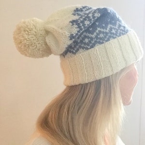 STRICKANLEITUNG PDF, Hay Bay Hut, Unisex, Fair Isle Toque, einfache gestrandete Farbarbeit