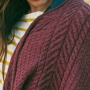 KNITTING PATTERN, PDF, Astral Road Ruana, Wrap Pattern, Ruana Pattern ...