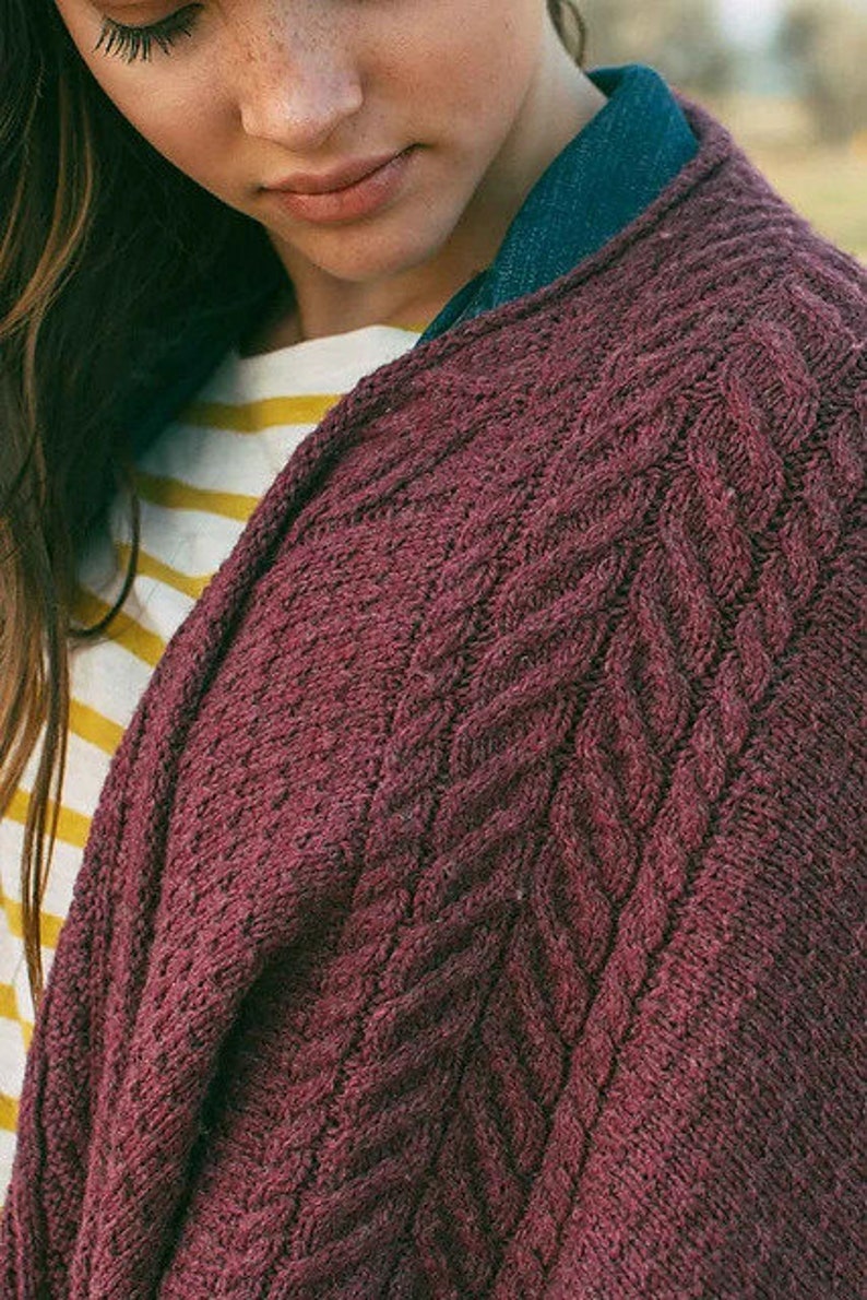 KNITTING PATTERN, PDF, Astral Road Ruana, Wrap Pattern, Ruana Pattern ...