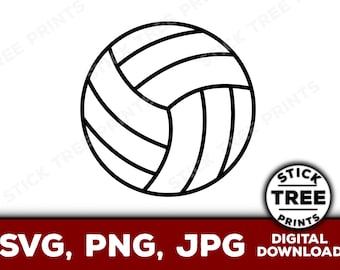 Volleyball SVG - Volleyball Vektor, Volleyball Clip Art, VolleyBall Bild für Cricut