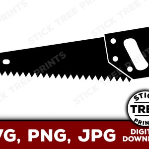 Saw SVG - saw vector, saw png, saw jpg, saw clip art, hand saw image, saw cricut, saw image file for cricut, saw cut file, hand saw clip art