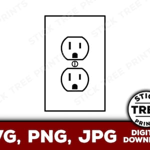 Outlet SVG - Outlet clip art, outlet image, outlet png, outlet vector, outlet vector file, outlet image file, outlet cricut design space