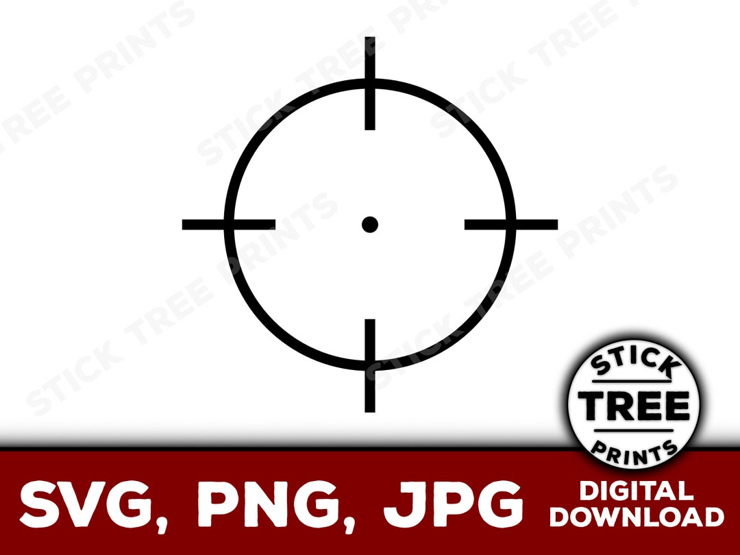 Crosshair SVG Crosshair Clip Art, Crosshair Vector, Crosshair Png
