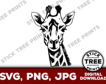 Giraffe SVG - giraffe png, giraffe vector, giraffe clip art, giraffe cut file for cricut