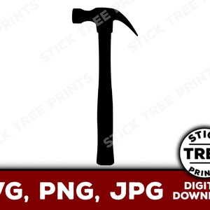 Hammer SVG - hammer vector files - hammer clip art - hammer cricut image