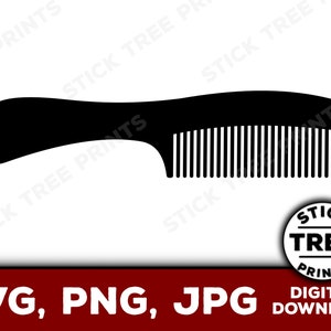 Può includere: Un pettine di plastica nero con un manico arrotondato. Il pettine ha denti fini ed è progettato per districare i capelli.