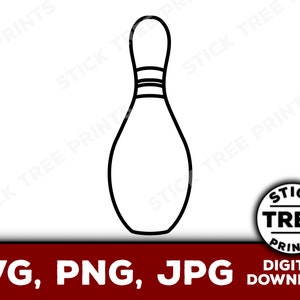 bowling pin svg - bowling pin clip art, bowling vector, bowling png, bowling sticker, bowling vector, bowling pin cut file for cricut