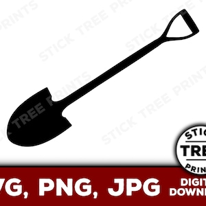 Shovel SVG - shovel png, shovel clip art, shovel cut file, shovel vector, shovel vector image, construction svg, construction png