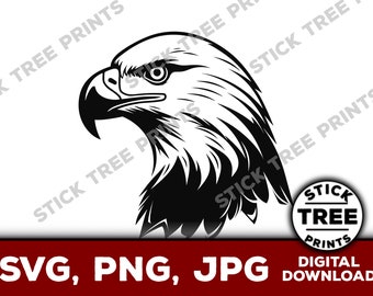 Bald Eagle SVG - bald eagle png, bald eagle clip art, eagle cut file, eagle vector image, eagle file for cricut, eagle vector