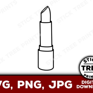 Lipstick SVG - Lipstick clip art, lipstick vector image, lipstick file for cricut
