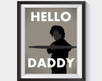 Tyrion Lannister Print - Funny Game of Thrones Print, Game of Thrones Print, Movie Quote Print, Funny Bathroom Decor, Movie Silhouette Print