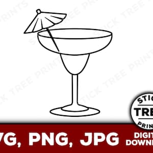 Margarita SVG - margarita vector, margarita cut file, margarita image for cricut, margarita glass, umbrella svg, mexico svg