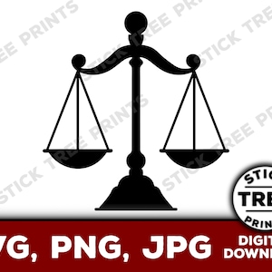 Scales of Justice SVG - scales of justice png, scale of justice clip art, justice scales vector, scales of justice cut file for cricut